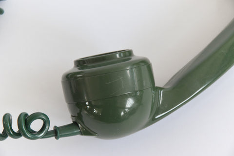 Vintage Two Tone Green GPO 706 Rotary Telephone