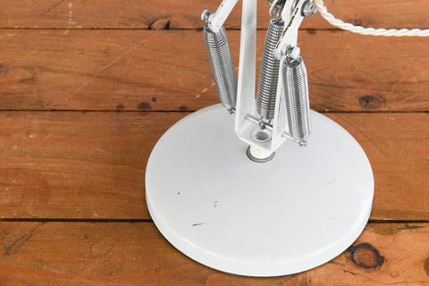 Vintage White Anglepoise Apex 90 Lamp by Herbert Terry & Sons