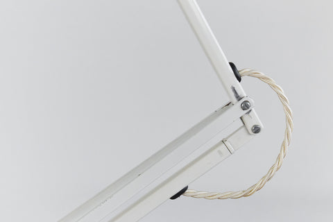 Vintage White Anglepoise Apex 90 Lamp by Herbert Terry & Sons