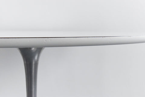 Vintage 1960s White Tulip Dining Table by Maurice Burke for Arkana