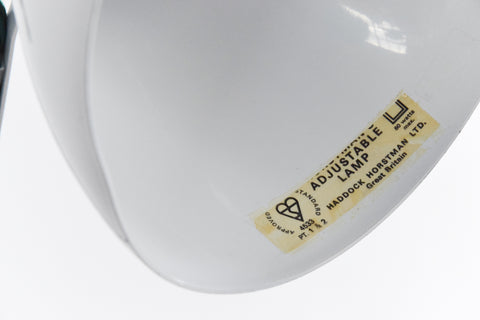 Vintage White Hadrill & Horstmann Simplus Counterbalance Anglepoise Roller Desk Lamp