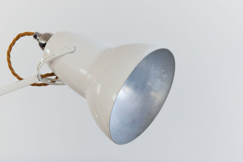Vintage White Herbert Terry & Sons Anglepoise Lamp Model No. 1227
