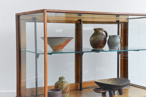 Vintage Glazed Haberdashery Cabinet / Shop Counter