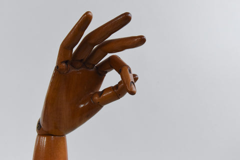 Vintage Wooden Articulated Drapers / Artists Hand Mannequin by Harris Sheldon Ltd.