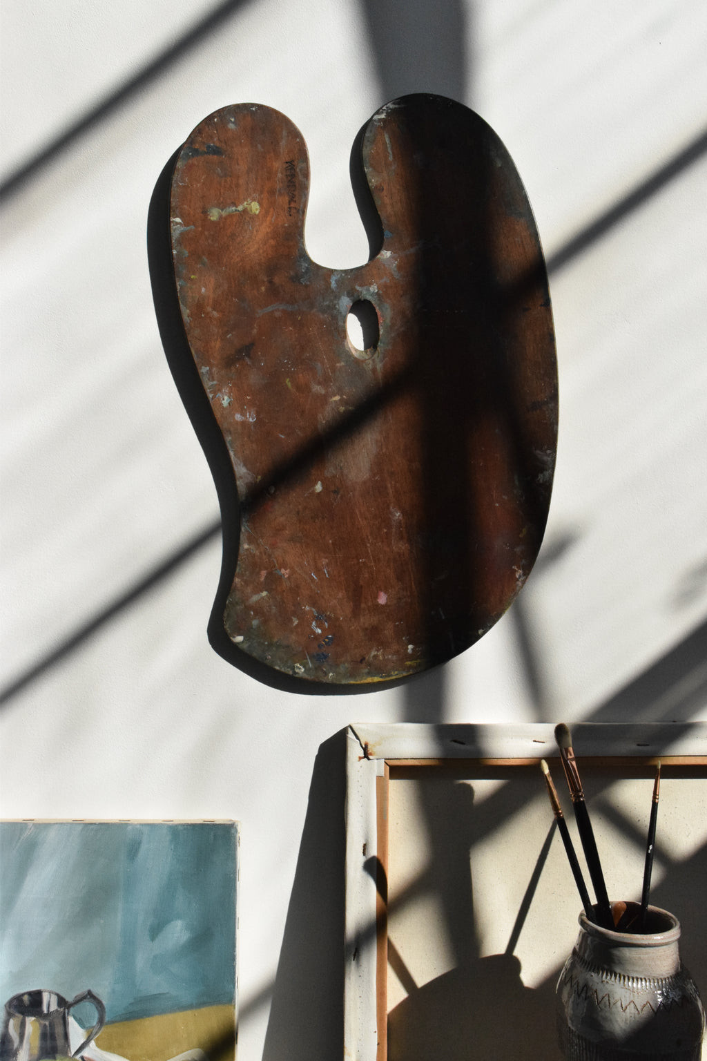 Vintage paint palette hotsell