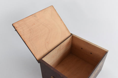 Vintage Wooden Ex-Museum of Carlisle Romano British Collection Storage Box
