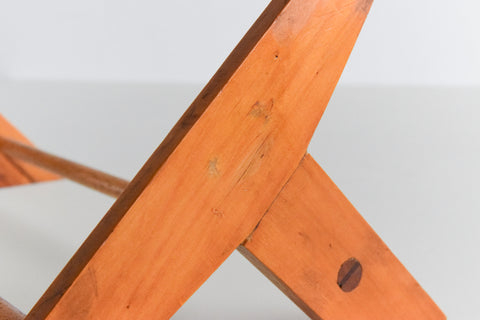 Vintage Wooden Book Rack Stand