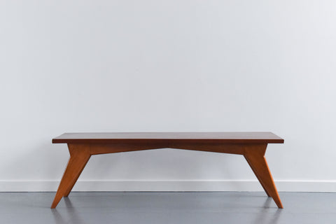 Vintage Wooden Mid-Century Coffee Table