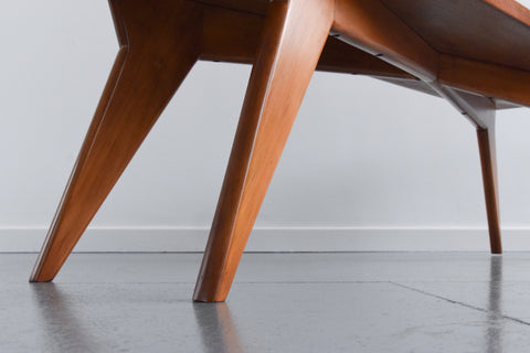 Vintage Wooden Mid-Century Coffee Table
