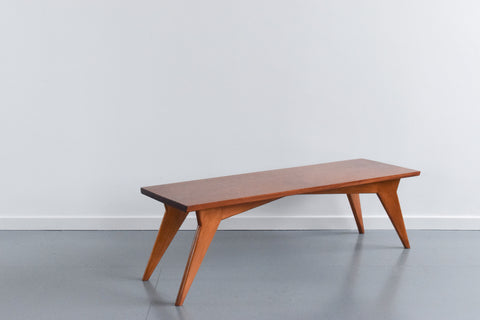 Vintage Wooden Mid-Century Coffee Table