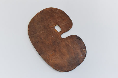 Vintage Wooden Artist's Paint Palette