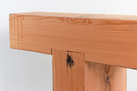 Vintage Wooden Rustic Handmade Bench