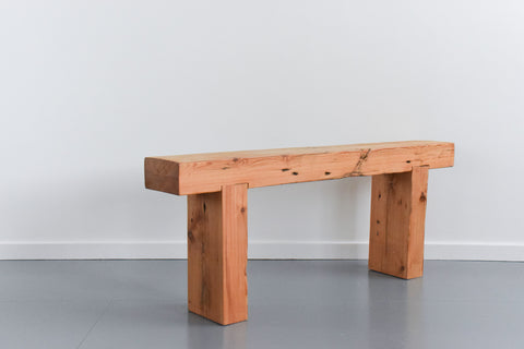 Vintage Wooden Rustic Handmade Bench