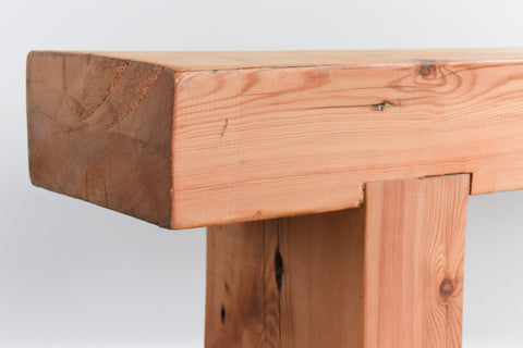 Vintage Wooden Rustic Handmade Bench