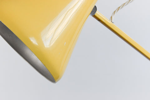Vintage Yellow Anglepoise Lamp Model 75 by Herbert Terry & Sons