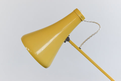 Vintage Yellow Anglepoise Lamp Model 75 by Herbert Terry & Sons