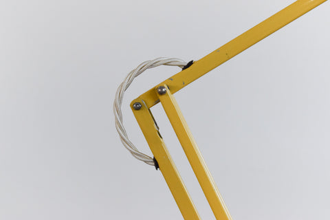 Vintage Yellow Anglepoise Lamp Model 75 by Herbert Terry & Sons