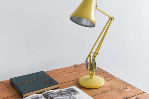 Vintage Yellow Anglepoise Apex 90 Lamp by Herbert Terry & Sons