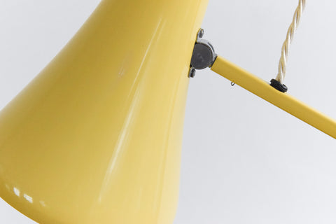 Vintage Yellow Anglepoise Apex 90 Lamp by Herbert Terry & Sons