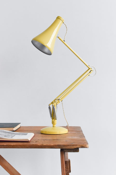 Vintage Yellow Anglepoise Apex 90 Lamp by Herbert Terry & Sons