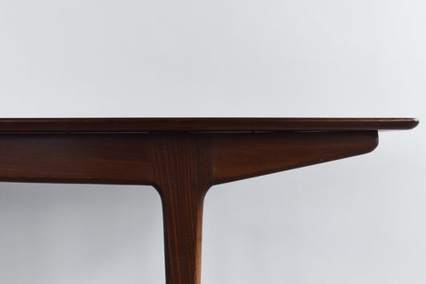Vintage A. Younger LTD Afromosia Fornesca Large Dining Table and Six Chairs
