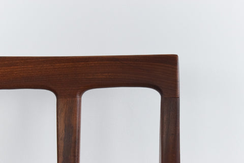 Vintage A. Younger LTD Afromosia Fornesca Large Dining Table and Six Chairs
