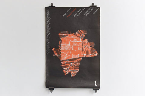Vintage Richard Eckersley 1980s Irish Exhibition Poster