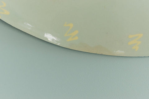 Vintage Contemporary 1980s Ceramic Studio Pottery Serving Bowl / Platter