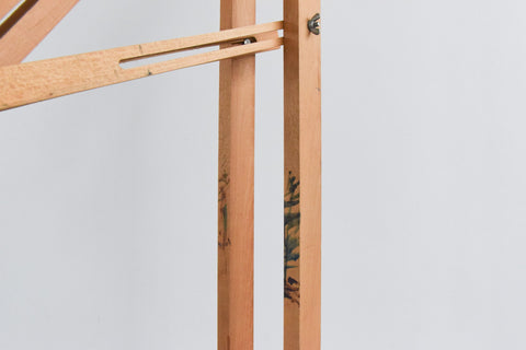 Vintage Large Wooden Rustic Artist Easel