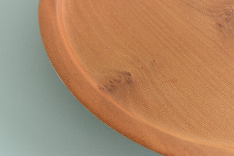 Vintage Rustic Mid-Century Wooden Plate
