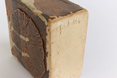 Vintage Square Studio Pottery Vase