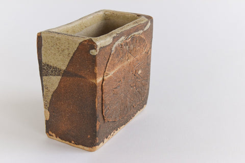 Vintage Square Studio Pottery Vase