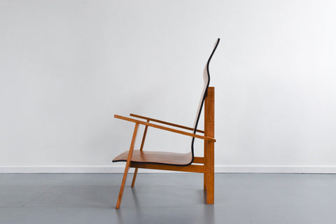 Vintage Modernist 1930s Bauhaus Style Plywood Chair
