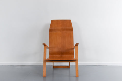 Vintage Modernist 1930s Bauhaus Style Plywood Chair