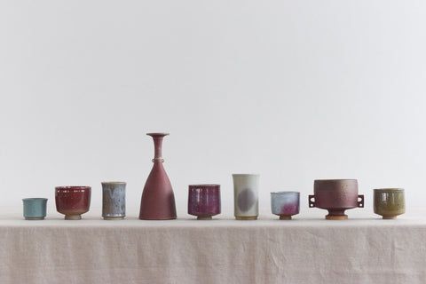A Collection of Vintage Pots / Vases by Studio Potter Chris Lucas