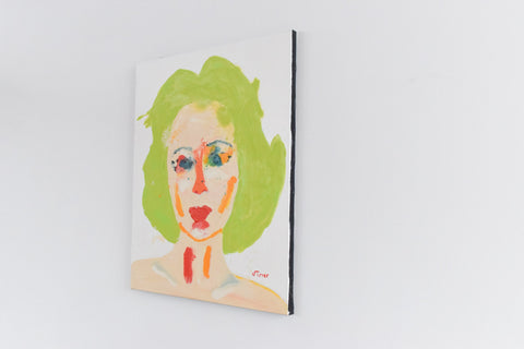 Original Neal Turner Acrylic on Canvas Portrait Painting of Elizabeth Taylor 2013