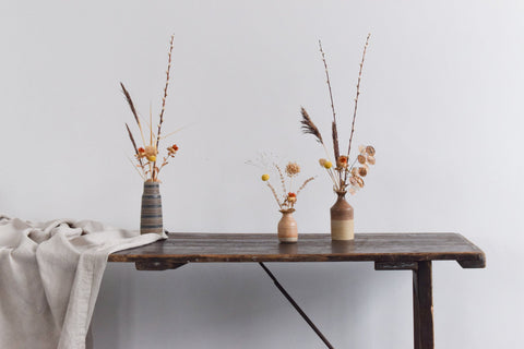 Vintage Large Rustic Wooden Folding Trestle Table