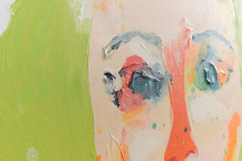 Original Neal Turner Acrylic on Canvas Portrait Painting of Elizabeth Taylor 2013