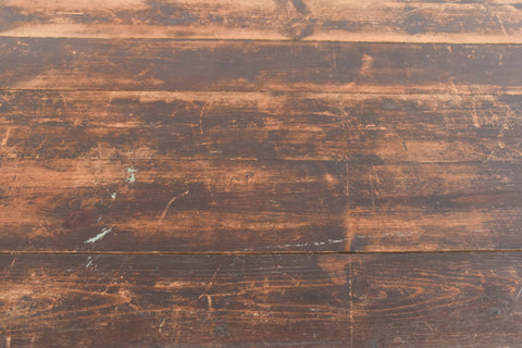 Vintage Large Rustic Wooden Folding Trestle Table