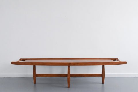 Vintage Unique Solid Teak Coffee Table