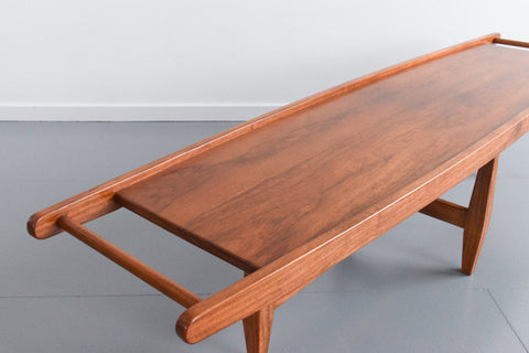 Vintage Unique Solid Teak Coffee Table