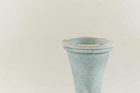 Vintage Tall Vase / Sculpture by Studio Potter Chris Lucas