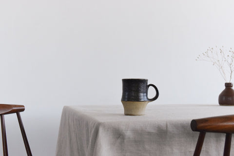 Vintage Small Rustic Mug by Studio Potter Chris Lucas