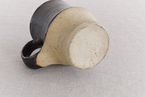Vintage Small Rustic Mug by Studio Potter Chris Lucas