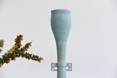 Vintage Tall Vase / Sculpture by Studio Potter Chris Lucas