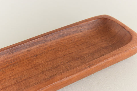 Vintage Teak Baguette Holder