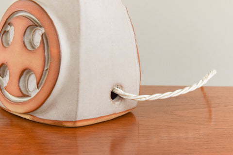 Vintage Studio Pottery Table Lamp