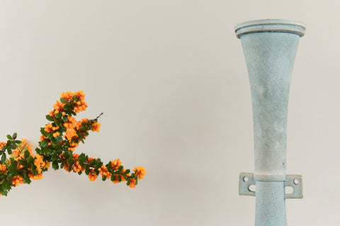 Vintage Tall Vase / Sculpture by Studio Potter Chris Lucas