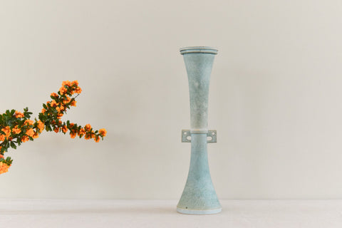 Vintage Tall Vase / Sculpture by Studio Potter Chris Lucas