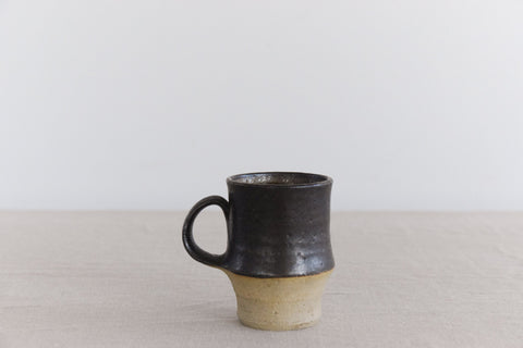 Vintage Small Rustic Mug by Studio Potter Chris Lucas